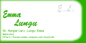 emma lungu business card